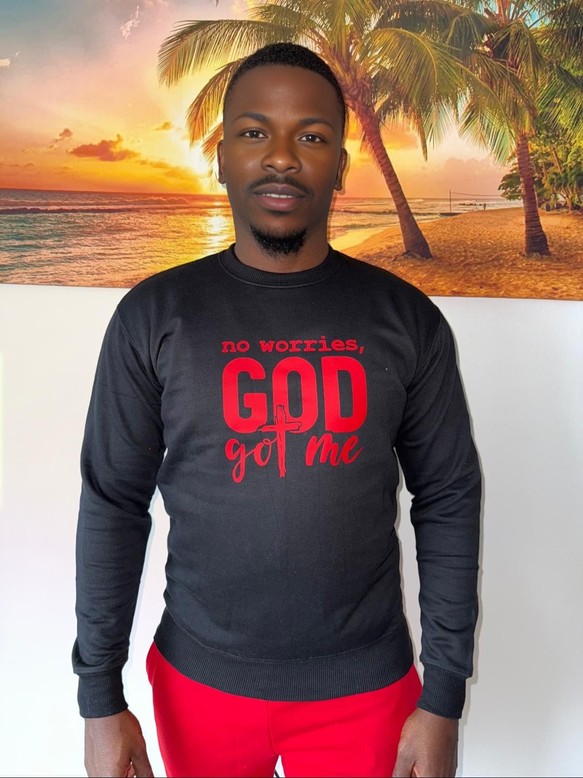 God got me Crewneck